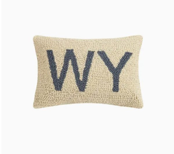 Wyoming Hook Throw Pillow